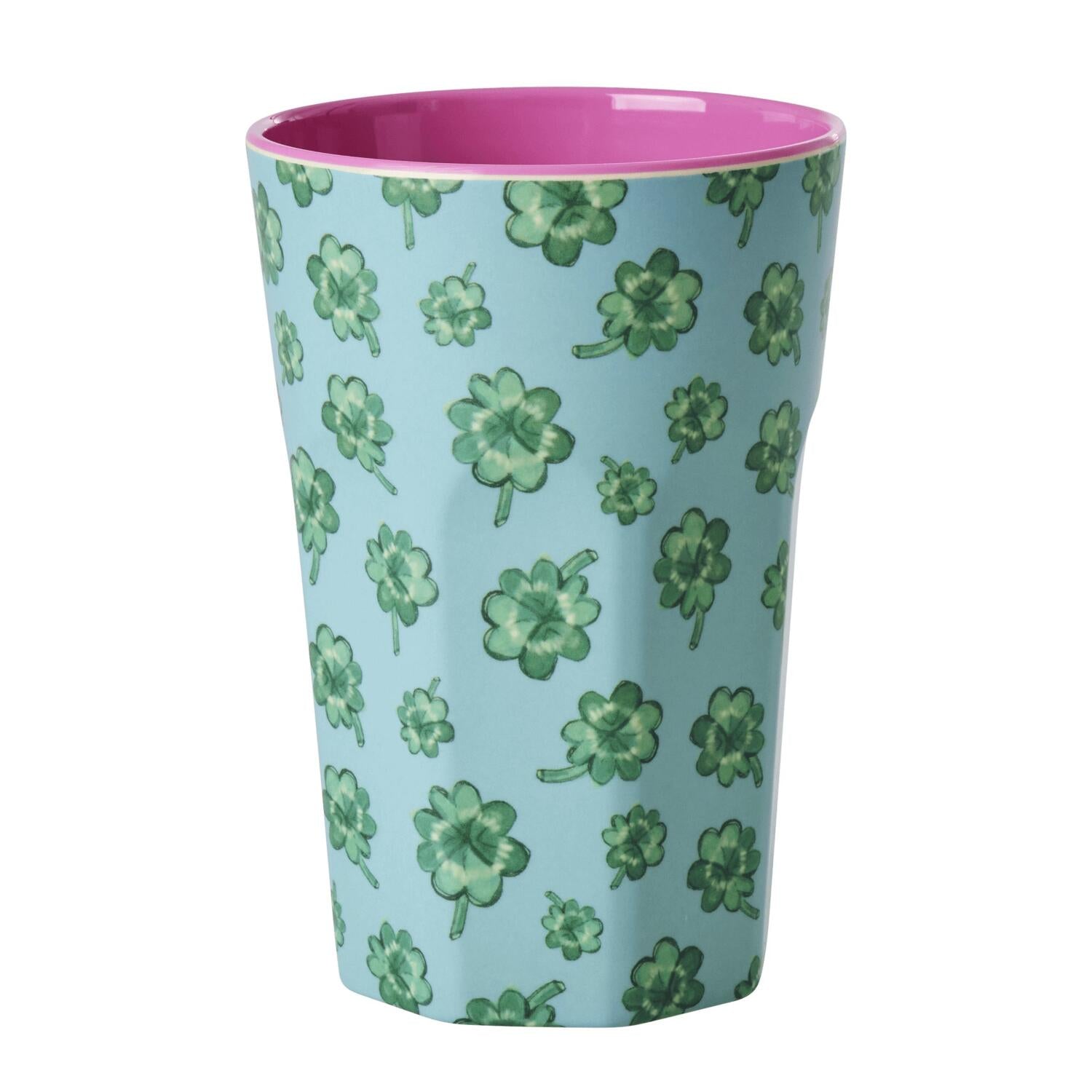 Melamin Becher "Good Luck" - L (Bunt)