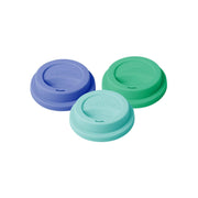 Silikondeckel für Melamin Becher L im 3er-Set , Blau, Mint, Grün