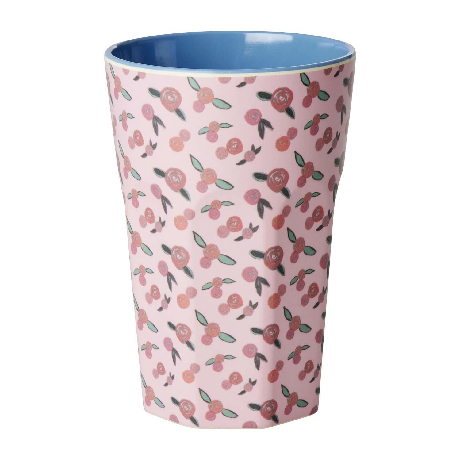 Melamin Tasse "A Rose is A Rose" - 400 ml (Bunt)