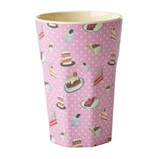 Melamin Becher "Sweet Cake" - L (Bunt)