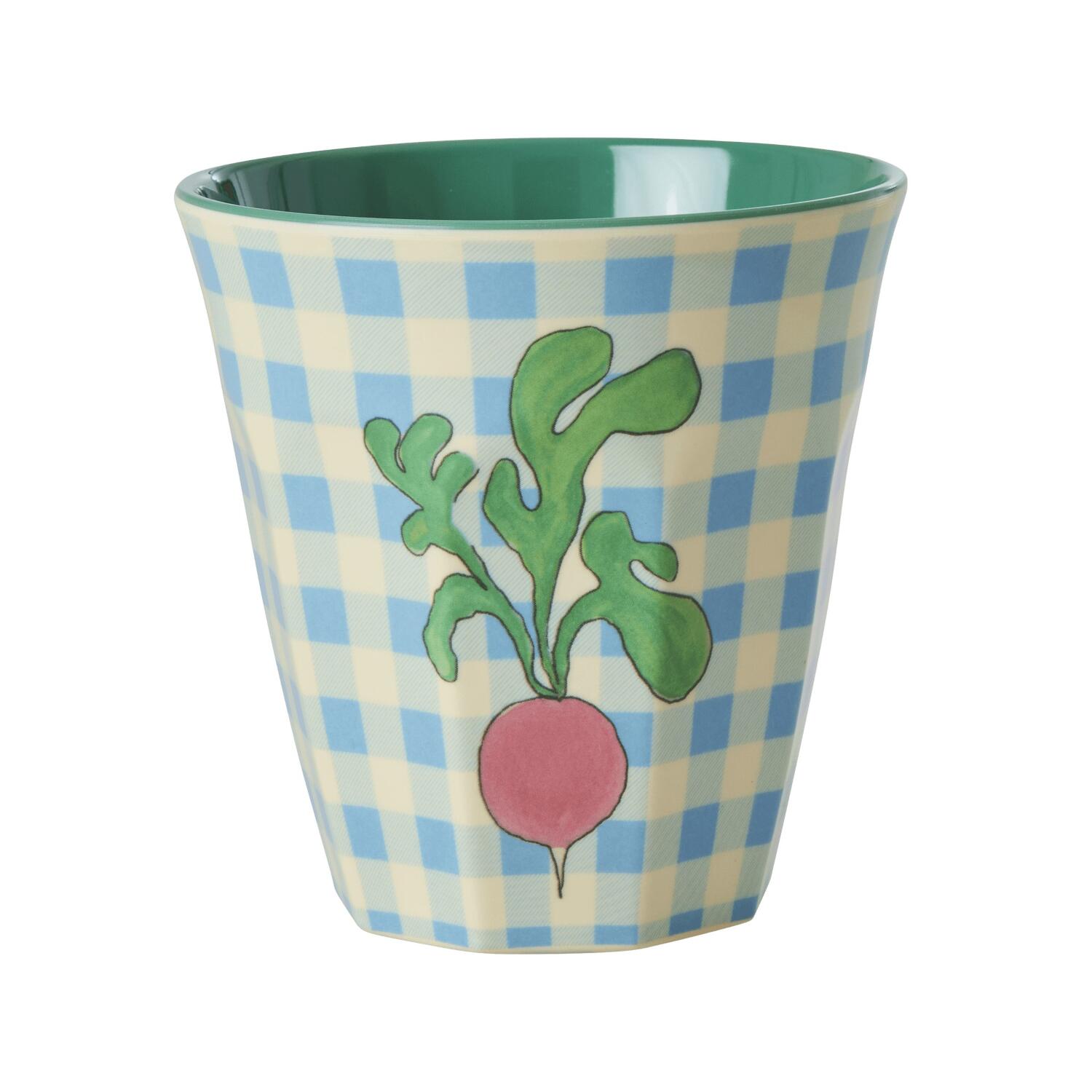 Melamin Becher "Ravishing Radish" - M (Bunt)