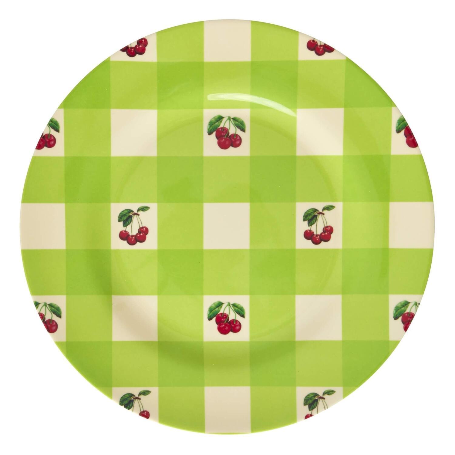 Melamin Essteller "Love Therapy Cherry" -25 cm (Bunt)