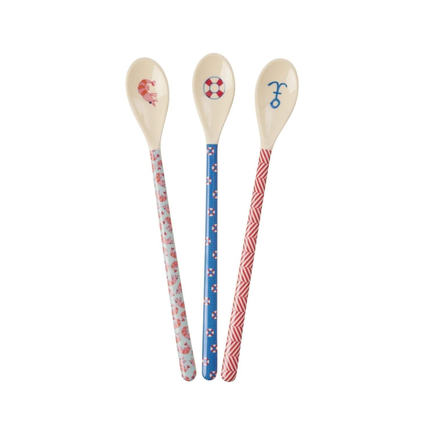 Melamin Latte-Löffel "Ring" - 22 cm (Bunt)