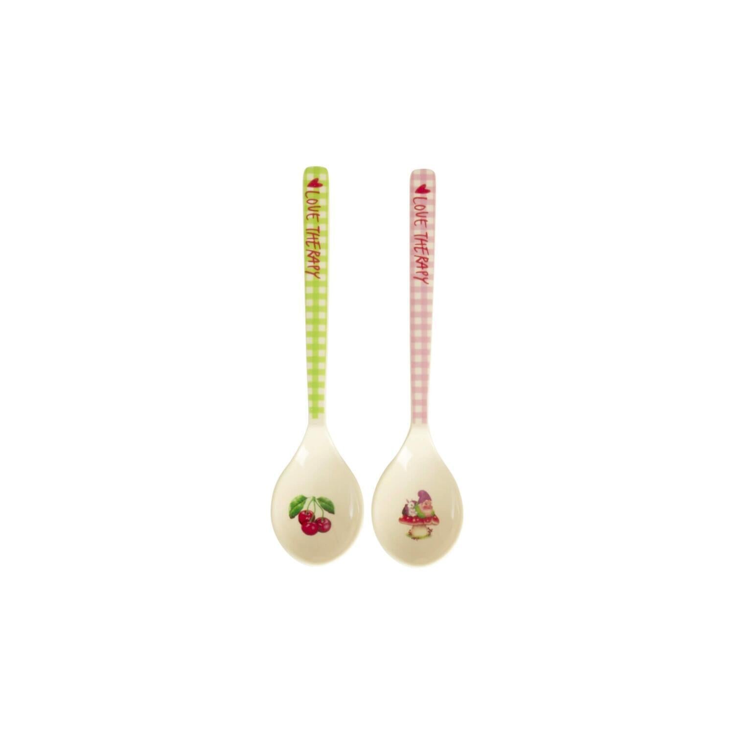 Melamin Teelöffel "Love Therapy Cherry" - 14,5 cm (Bunt)