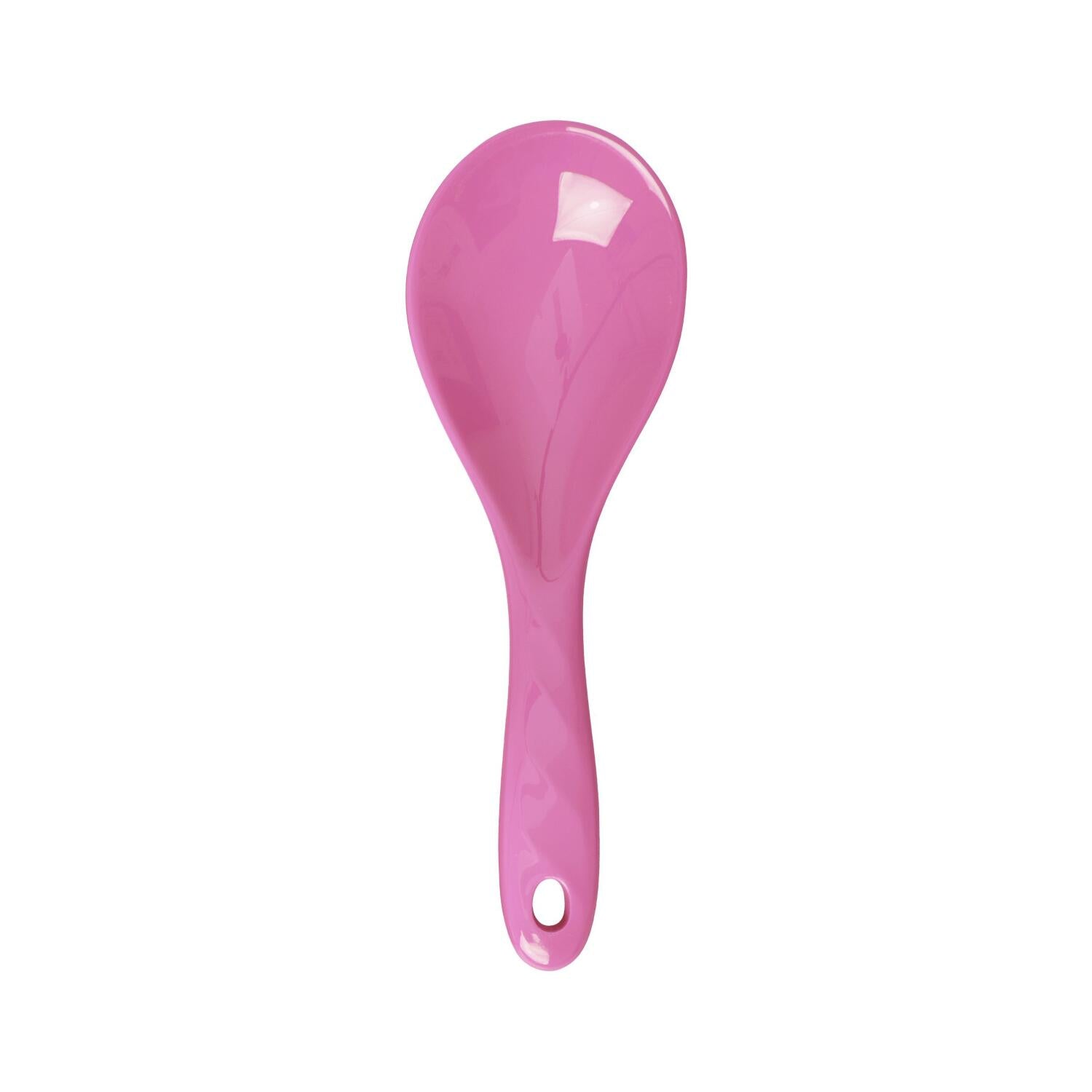 Melamin Salatlöffel - 7x22 cm (Pink) Rice