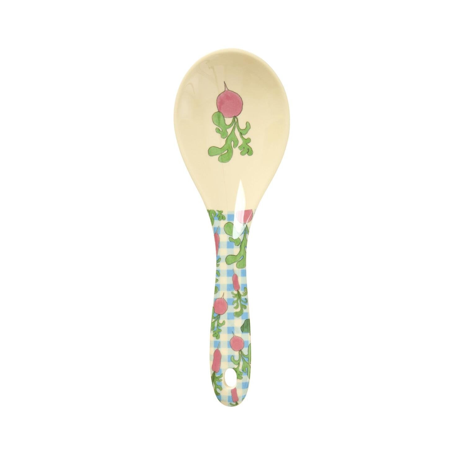 Melamin Salatlöffel "Ravishing Radish" - 7x22 cm (Bunt)