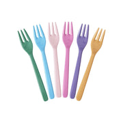 Melamin Kuchengabeln im 6er-Set (Bunt) Rice