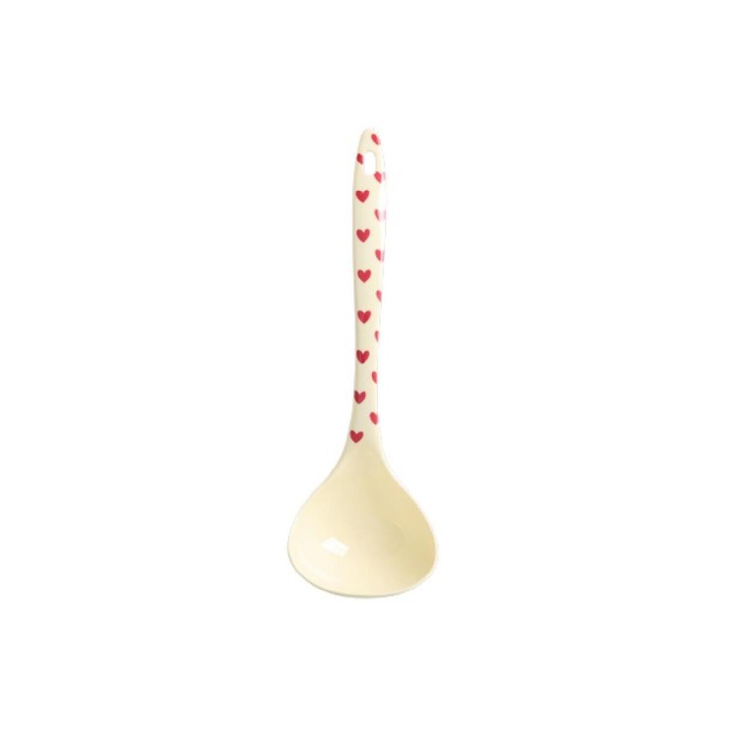 Melamin Suppenlöffel "Favorite Hearts" - 27,6x8,5 cm (Red Kiss) Rice