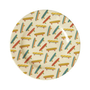 Melamin Kinderteller "Skateboard" - 20 cm (Bunt)