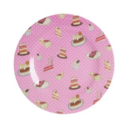 Melamin Kinderteller "Sweet Cake" - 20 cm (Bunt)