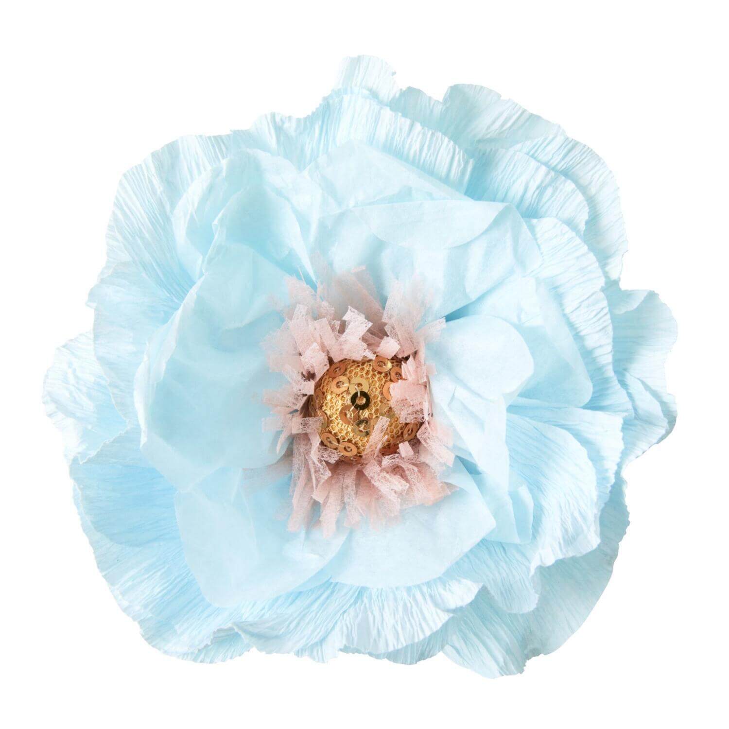 Kunstblumen aus Seidenpapier im 6er-Set - Groß (Bunt) Rice