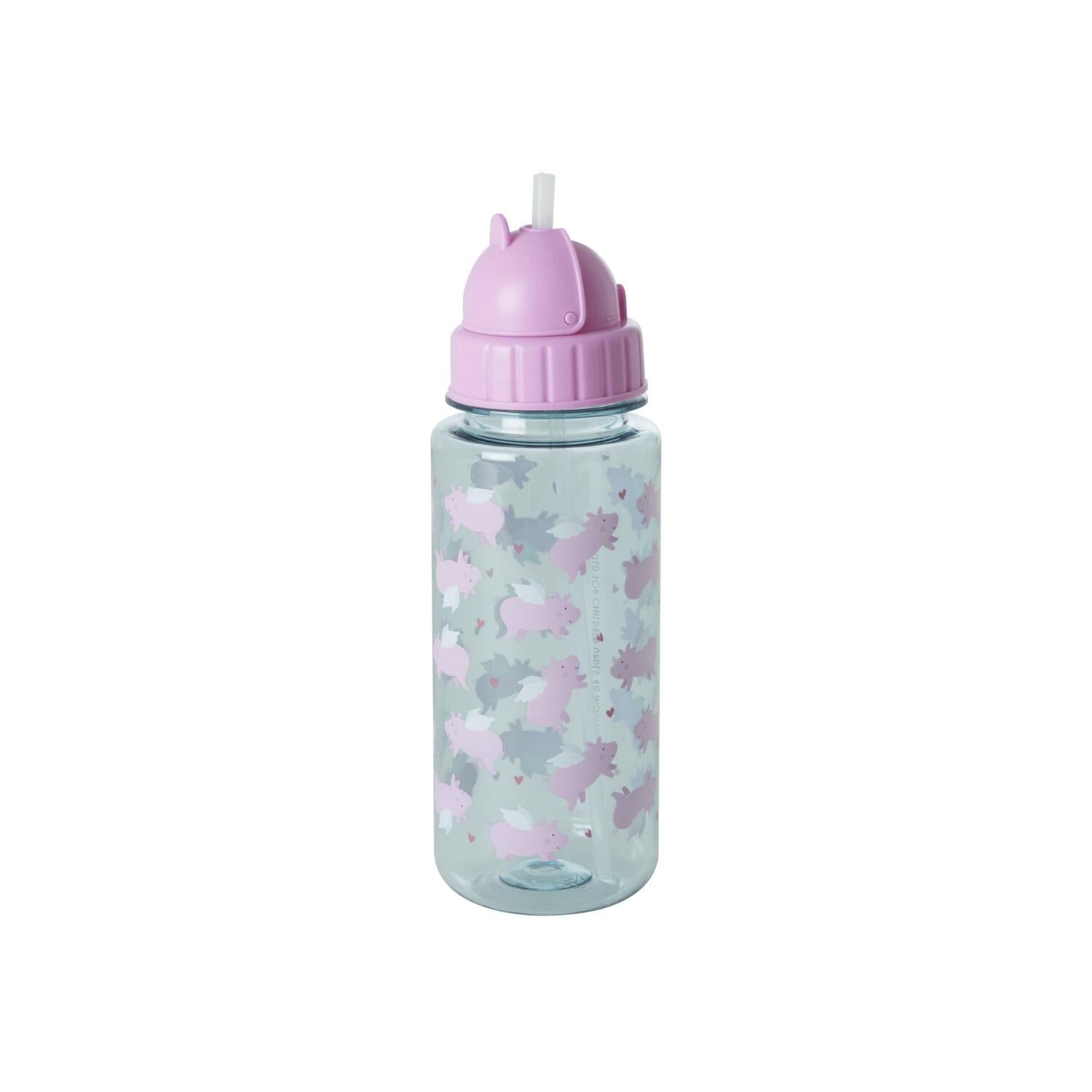 Kindertrinkflasche "Flying Pig" - 6,5x21 cm (Bunt)