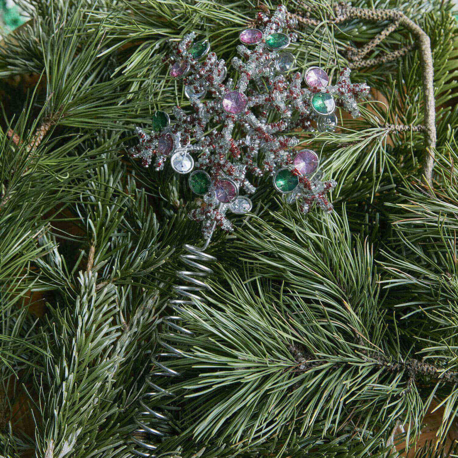 Weihnachtsbaumspitze "Schneeflocke"