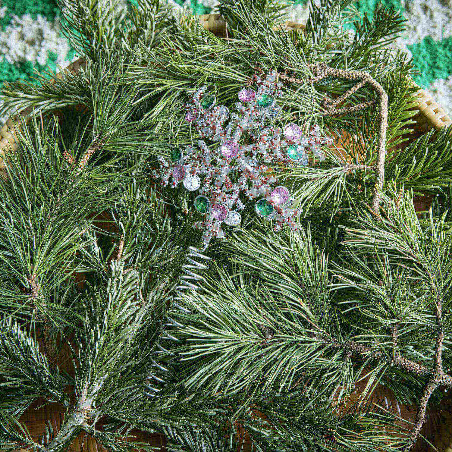 Weihnachtsbaumspitze "Schneeflocke"