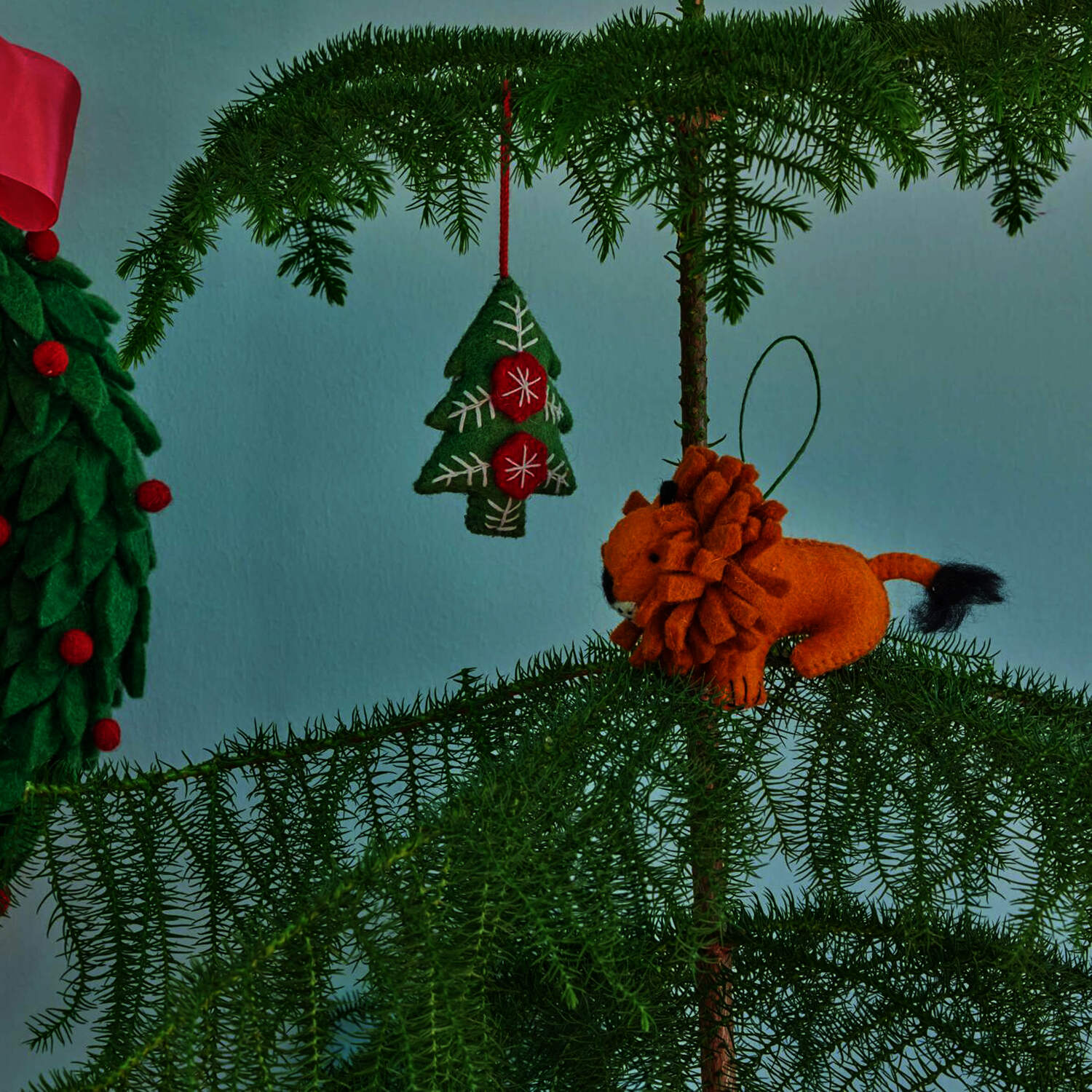 Anhänger "Christmas Tree" - 6,5x10,5 cm (Grün)