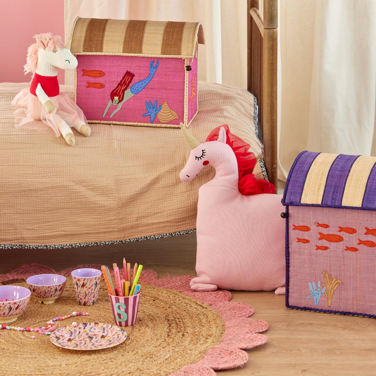 Kuscheltier "Einhorn" (Bunt)