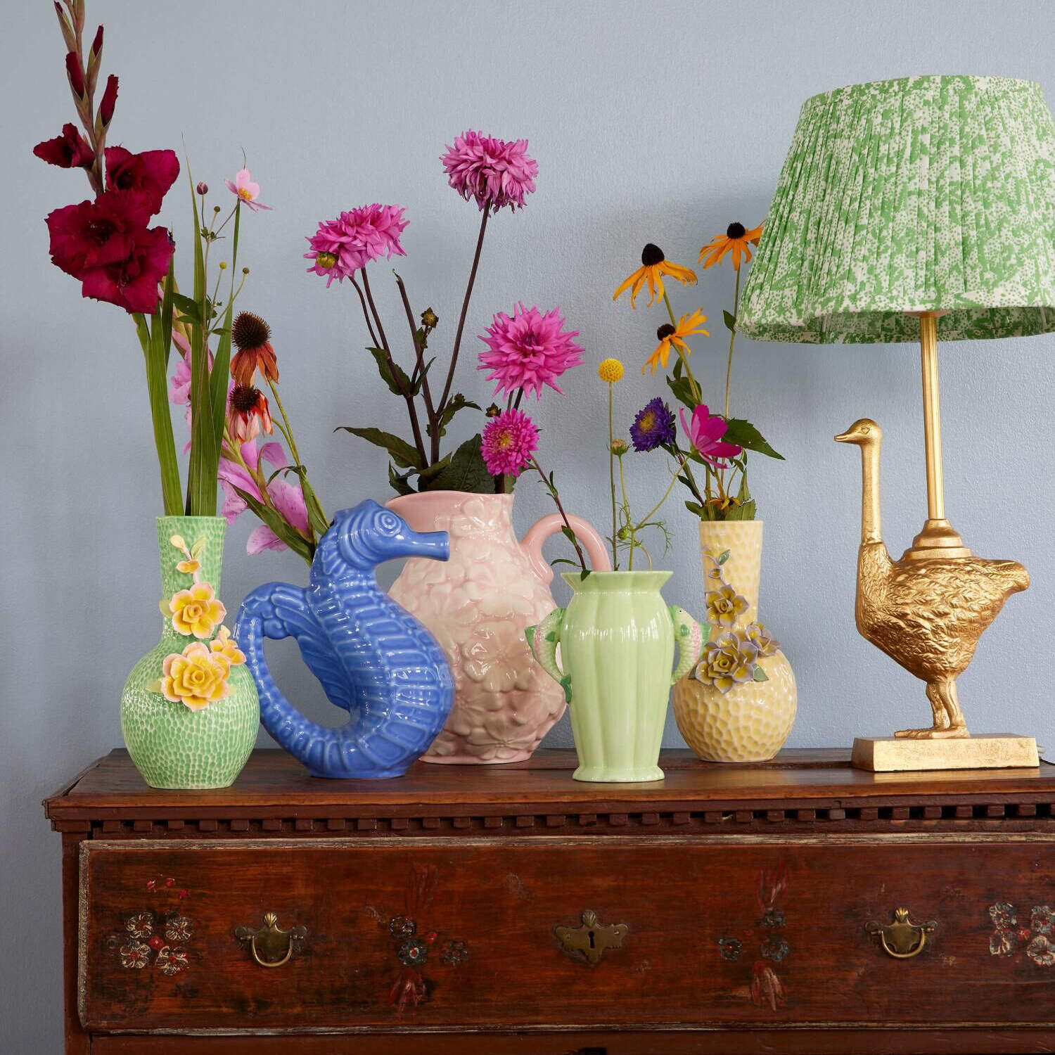 Vase aus Keramik "Flower Sculpture" (Cream)