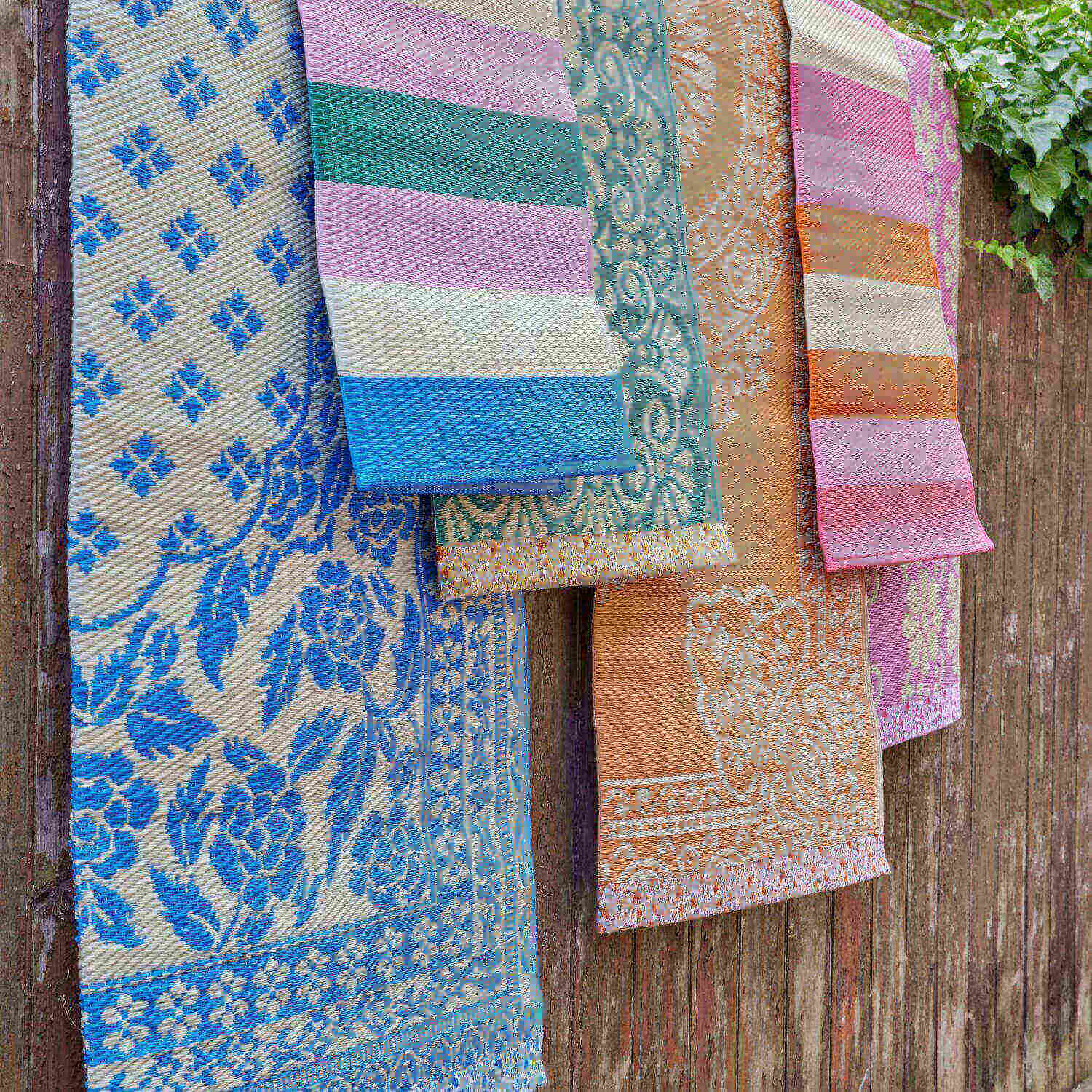 Fußmatte "Striped" - 150x90 cm (Pink) Rice