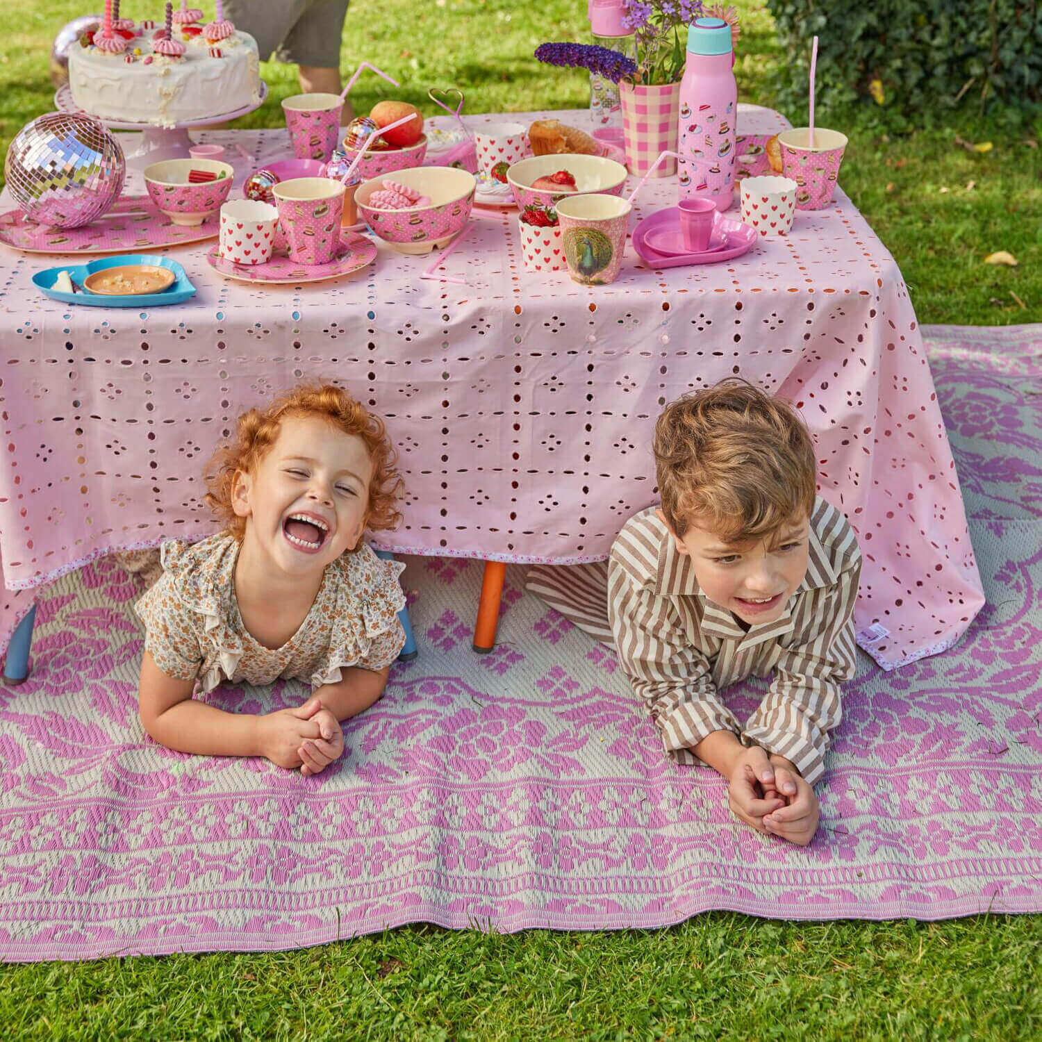 Melamin Becher "Sweet Cake" - L (Bunt)