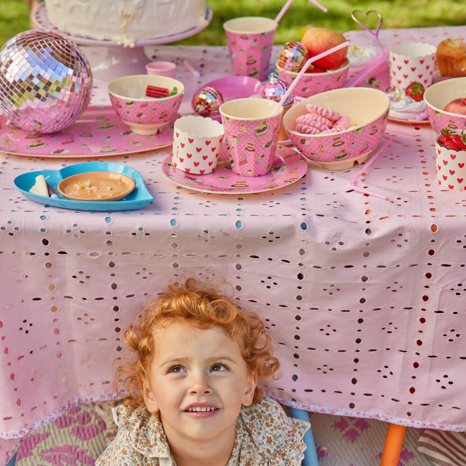 Melamin Becher "Sweet Cake" - L (Bunt)