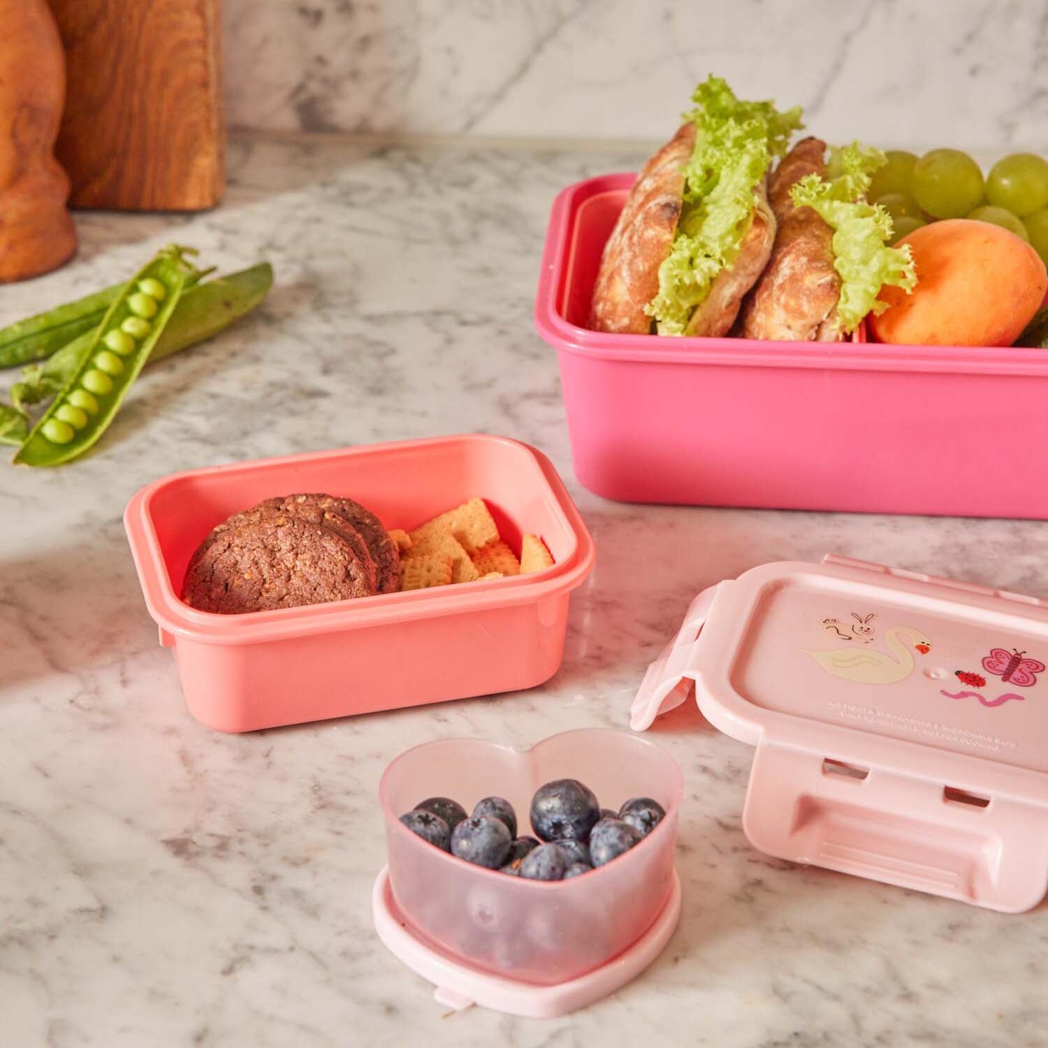 Lunchbox "Wildlife" - S (Pink)