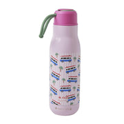 Edelstahlflasche "Cars" - 7,5x7,5x25,5 cm (Pink)