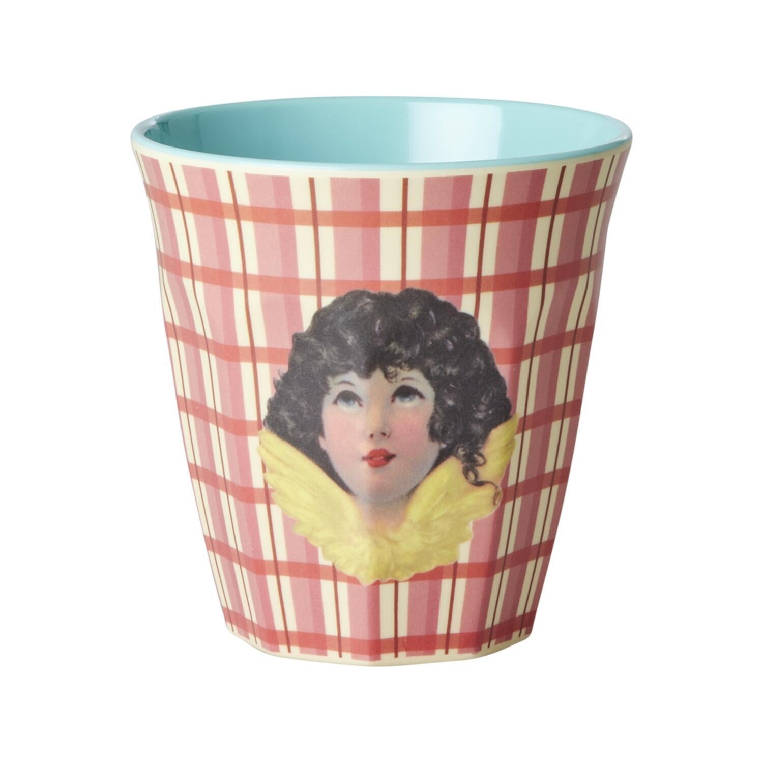 Melamin Becher "Angel" - M (Rot)