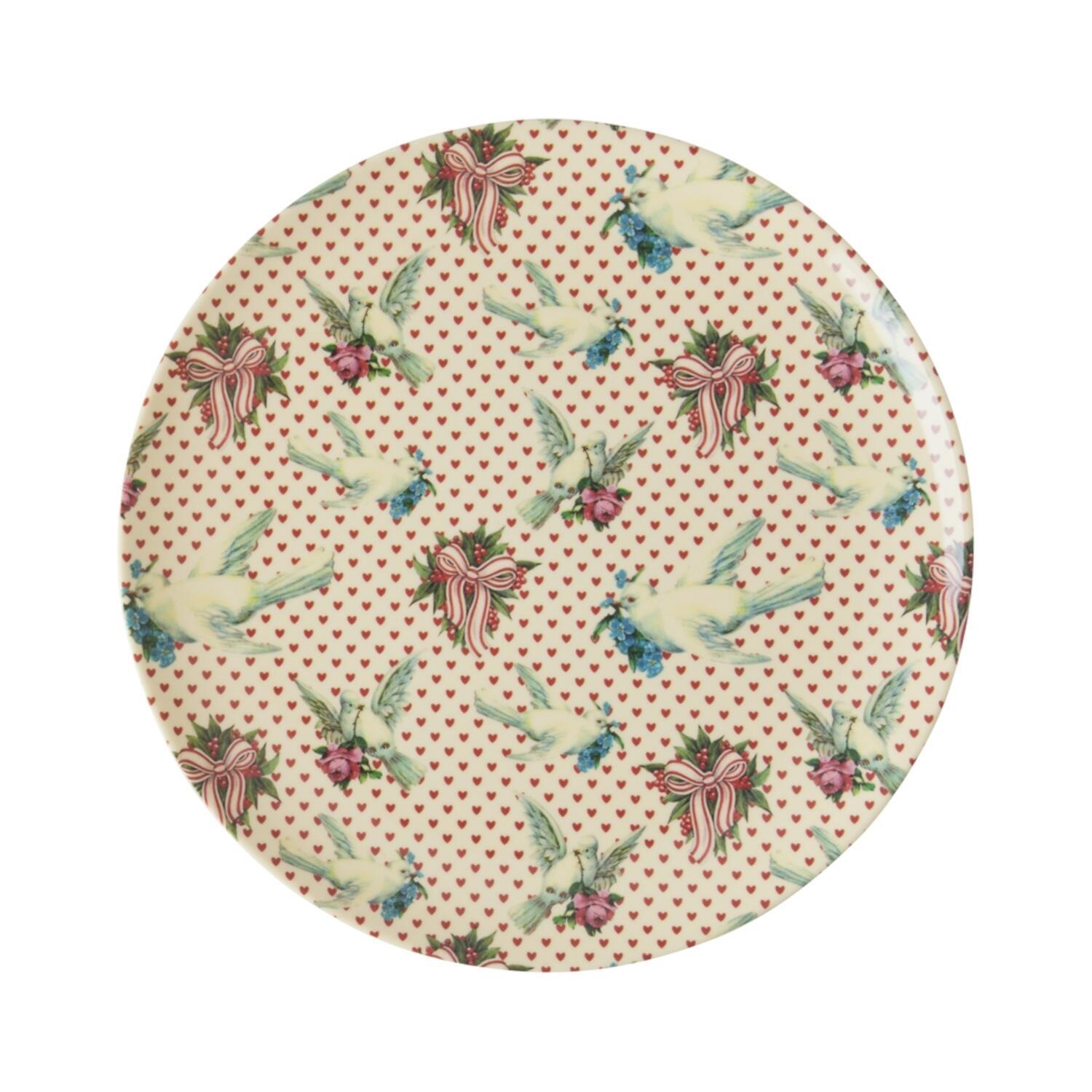 Melamin Beilagenteller "Dove" - 20 cm (Grün)