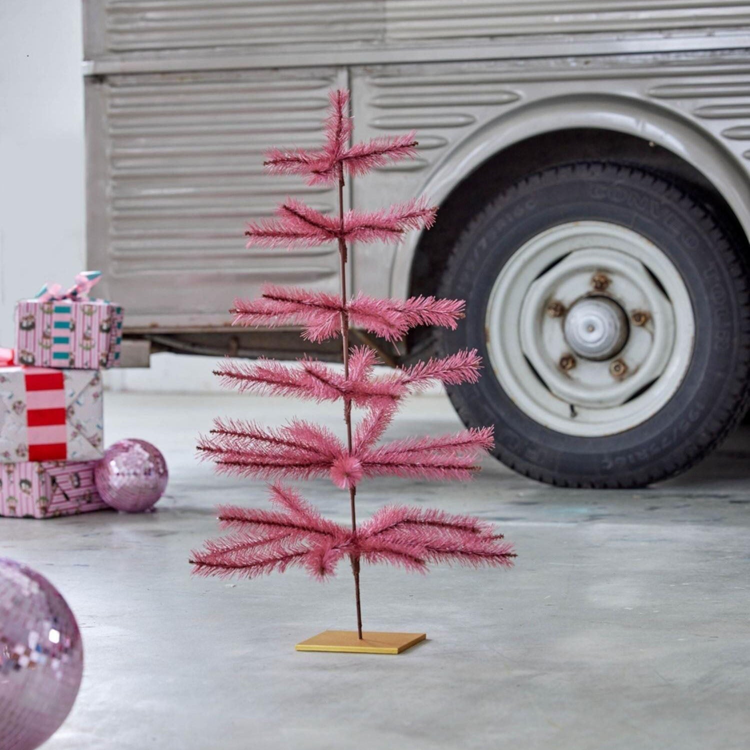 künstlicher Weihnachtsbaum - M (Pink) Rice