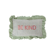 Kissen "BE KIND" - 50x30 cm (Soft Green) Rice