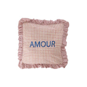 Kissen "AMOUR" - 40x40 cm (Rosa) Rice