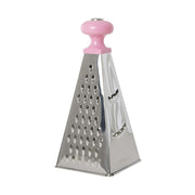 Edelstahlreibe - 12x12x25,5 cm (Pink)