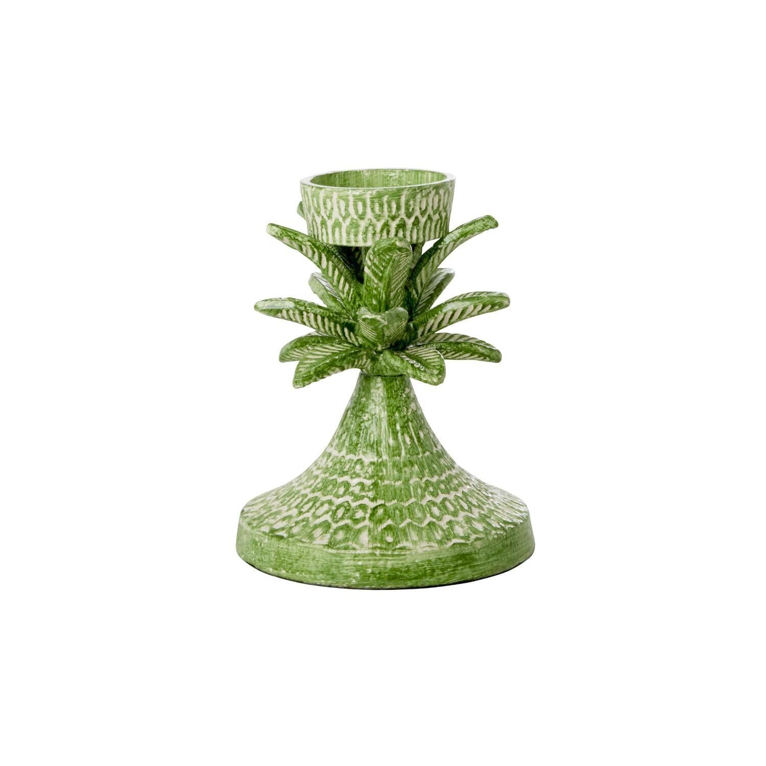 Kerzenhalter "Palm Tree" - 12,5 cm (Grün)