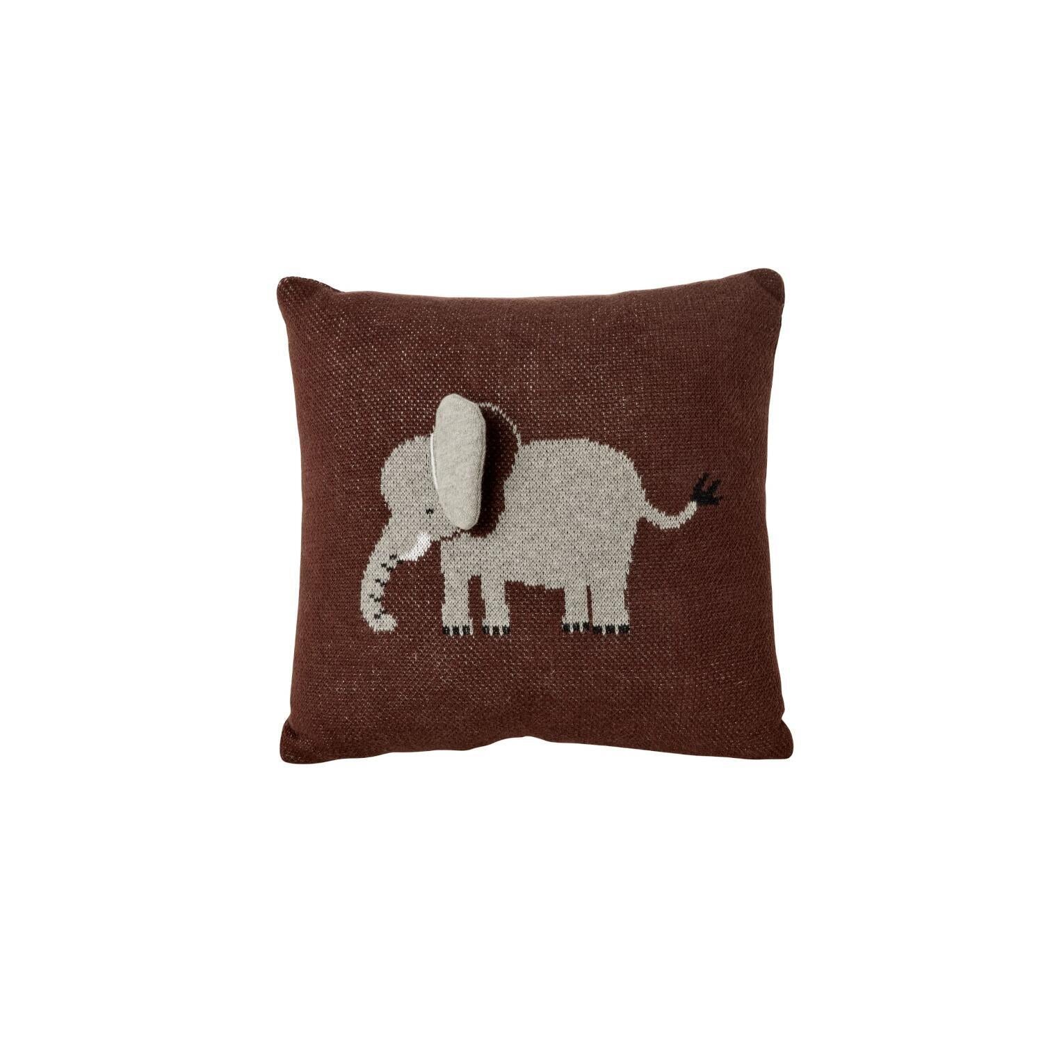 Kinderkissen "Elephant" - S (Chocolate Brown)