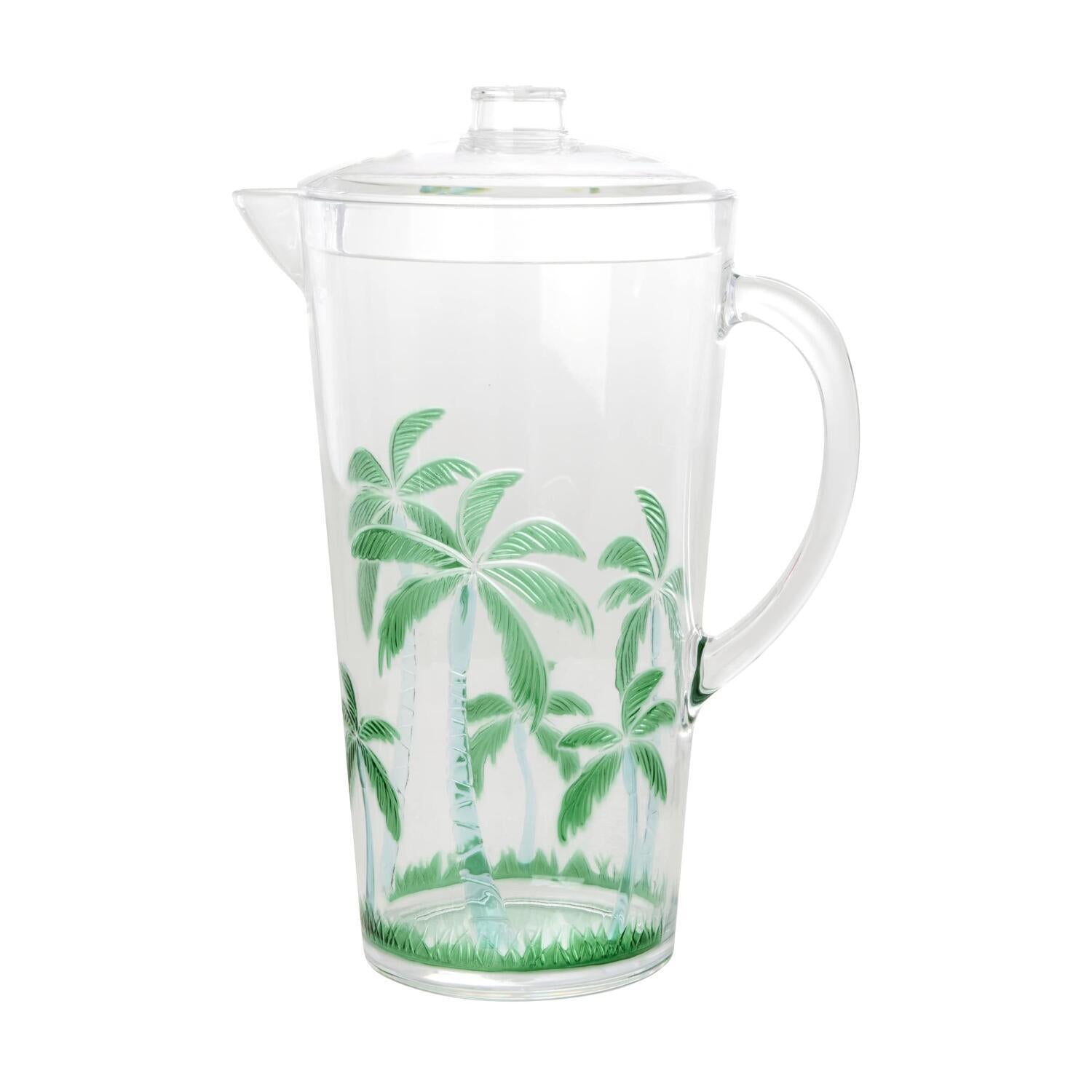 Krug aus Acryl "Palm Tree"- 2,1 l (Transparent) Rice