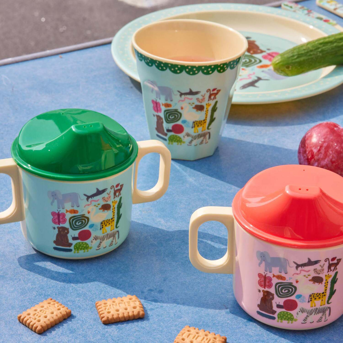 Melamin Babygeschirr-Set in Geschenkbox