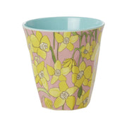 Melamin Becher "Daffodils" - M (Gelb) Rice