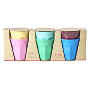 Melamin Becher "Show Your Colors " im 6er-Set - M (Bunt) Rice