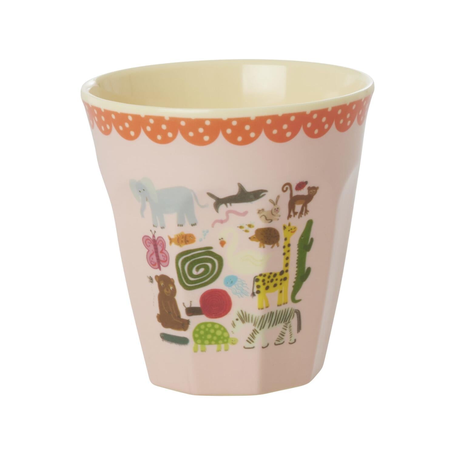 Melamin Becher "Wildlife" - M (Pink)