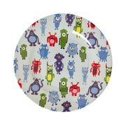 Melamin Runder Teller "Monsters" - 20 cm (Blau) Rice
