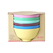 Melamin Schale "Show Your True Colors" im 6er-Set - M (Bunt)