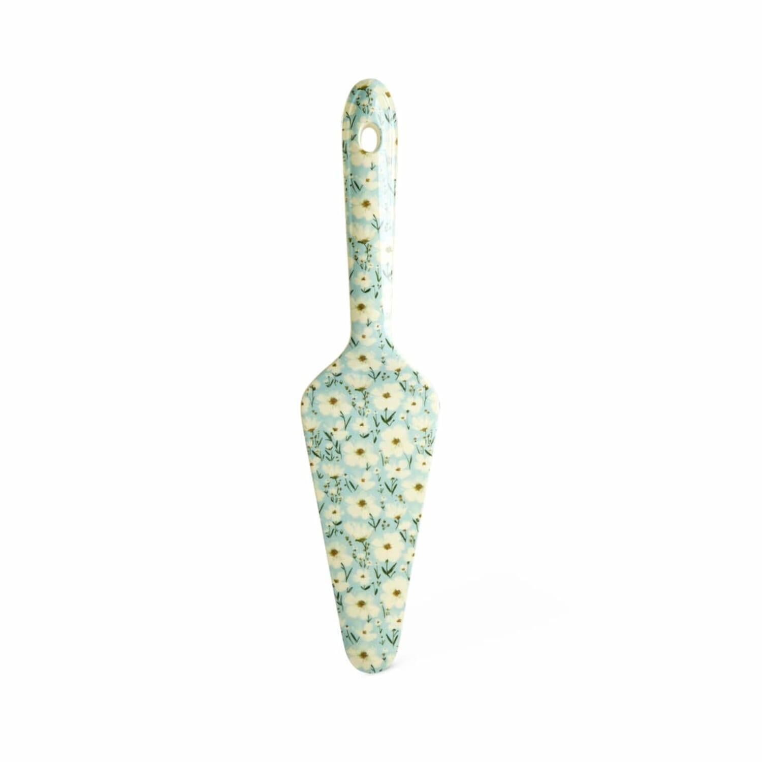 Melamin Tortenheber "Summer Bloom" - 26 cm (Creme/Blau) Rice