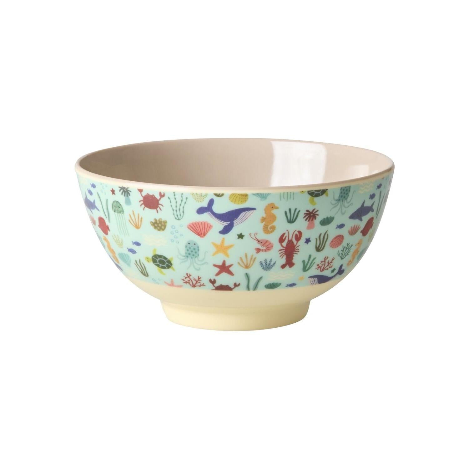 Melamin Schale "Blue Ocean" - M (Blau)