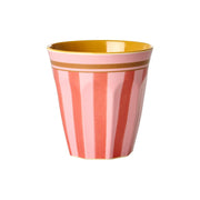 Melamin Becher "Organic Stripes" - M (Bunt)