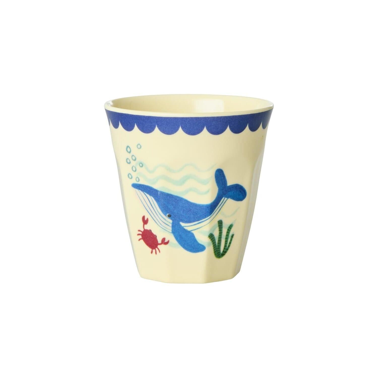 Melamin Becher "Blue Ocean" im 6er-Set - S (Blau)