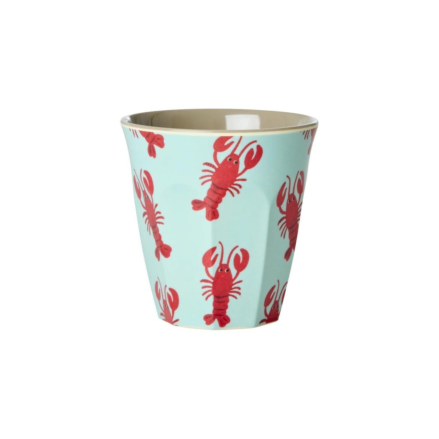 Melamin Becher "Blue Ocean" im 6er-Set - S (Blau)