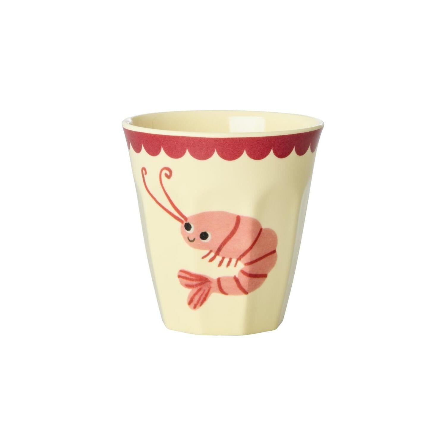 Melamin Becher "Coral Ocean" im 6er-Set - S (Bunt)