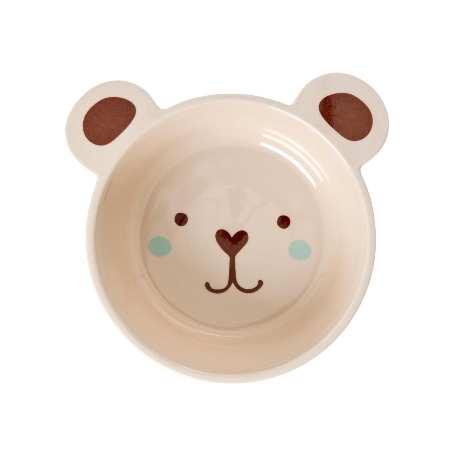 Melaminschale "Bear" - 500 ml (Braun) Rice