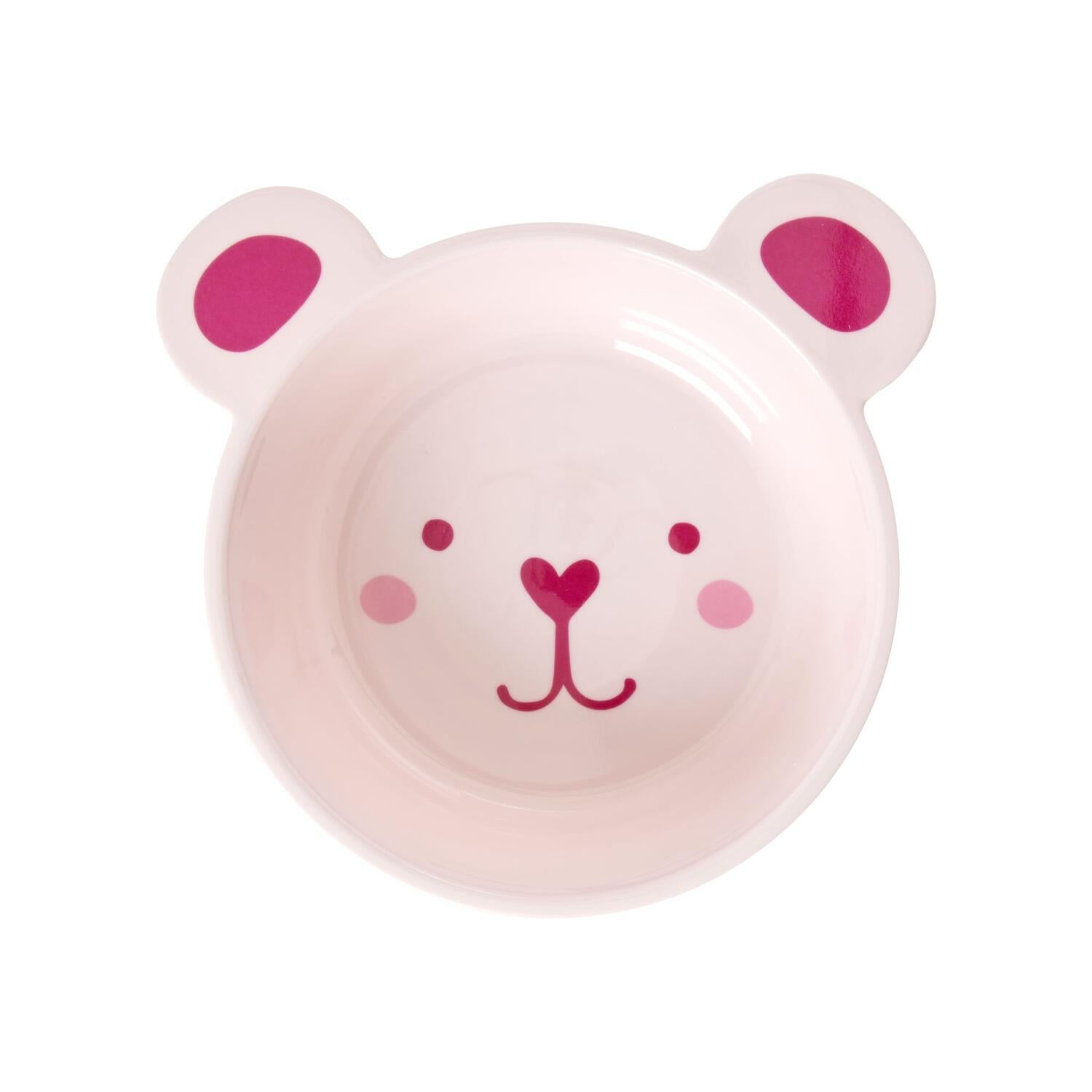 Melaminschale "Bear" - 500 ml (Pink) Rice