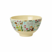 Melaminschale "Wildlife" - S (Mint)